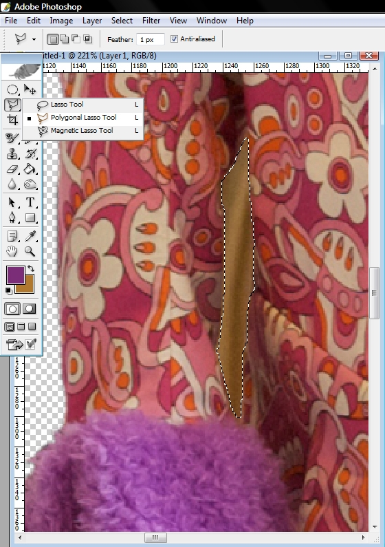Creation of Pimpin' Wool: Step 23